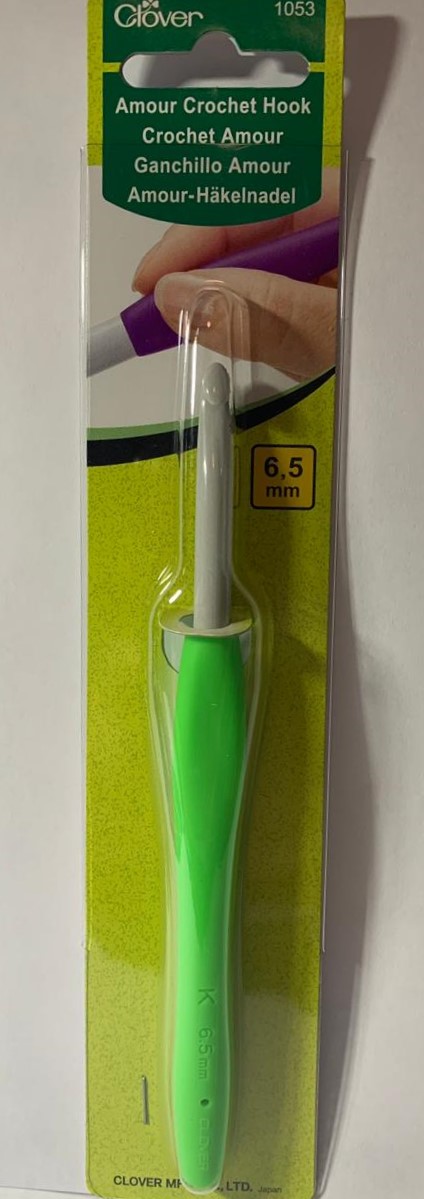 Крючок вязальный Amour Clover 6,5 мм