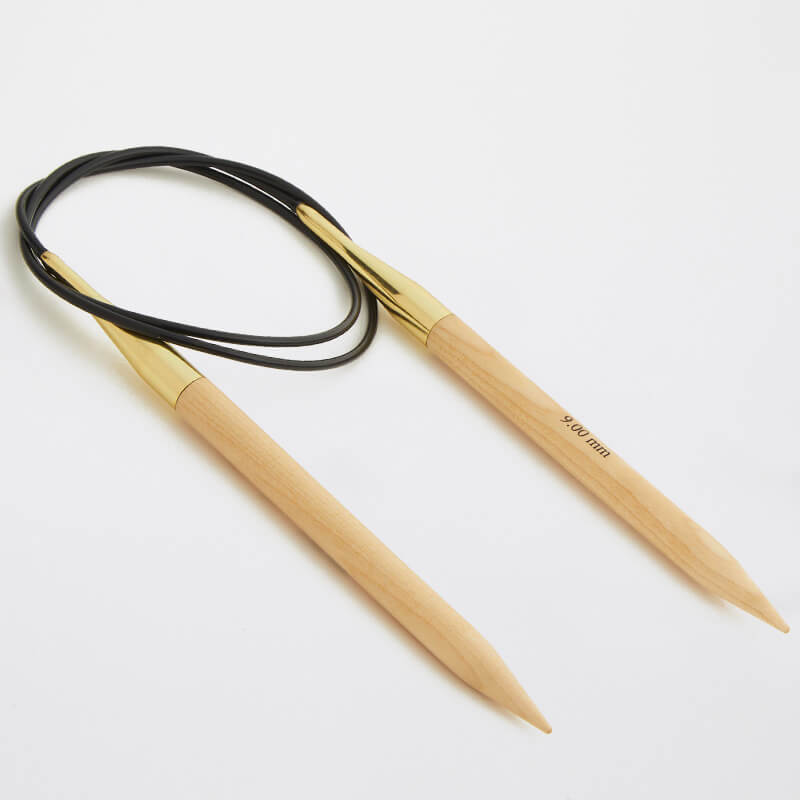 Круговые деревянные спицы KnitPro Basix Birch, 120 см. 2,75 мм. Арт.35399