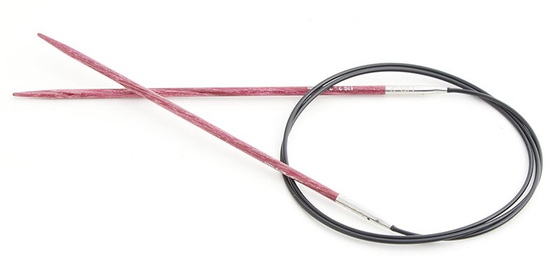 Круговые деревянные спицы KnitPro Dreamz на леске 25 см. 2,75 мм. Арт. 200164
