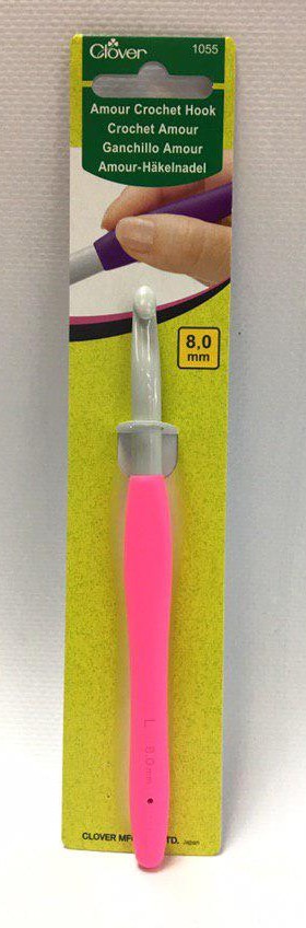 Крючок вязальный Amour Clover 8 мм