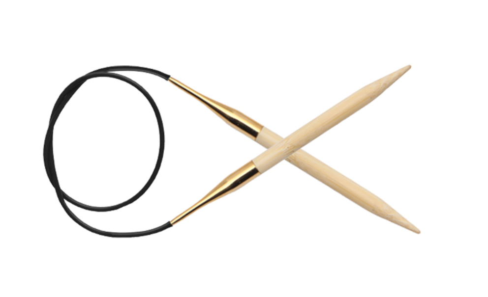 Круговые бамбуковые спицы KnitPro Bamboo, 40 см. 4 мм. Арт.22207