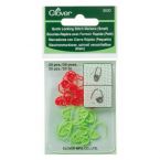 Маркеры Clover замковые для вязания, маленькие, 20 шт.