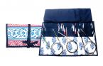 Мягкий органайзер для круг.спиц KnitPro Navy, 33х24см (в открытом виде). Арт.12092
