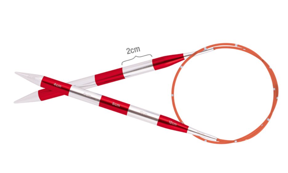 Круговые спицы KnitPro SmartStix, 80 см. 10 мм. Арт.42098
