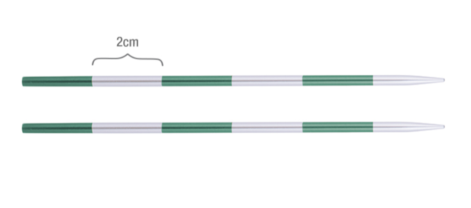 Съемные спицы без лески KnitPro SmartStix, 2 шт, укороченные. 3,25 мм. Арт.42142