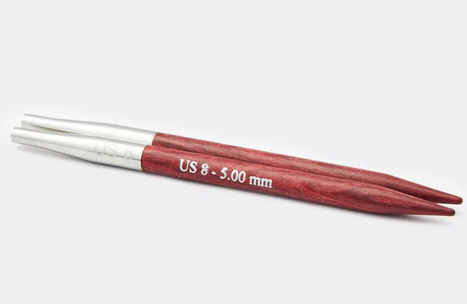 Съемные деревянные спицы KnitPro Dreamz длиной 10 см. 5 мм. Арт. 200534