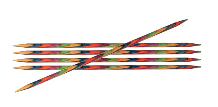 Чулочные деревянные спицы KnitPro Symfonie Wood 20 см, 2,75 мм. арт.20132