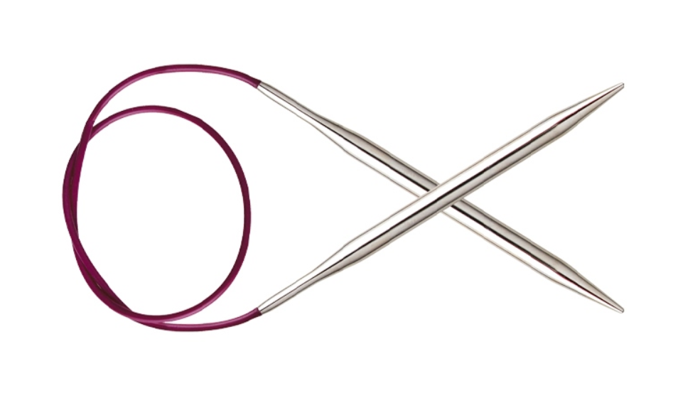 Круговые металлические спицы KnitPro Nova, 80 см. 2,5 мм. Арт.10322