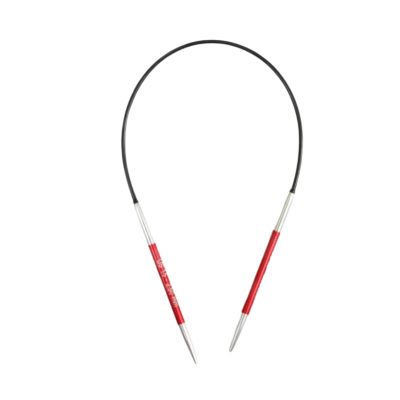 Круговые металлические спицы KnitPro Zing, 22,5 см. 2 мм. Арт. 47080