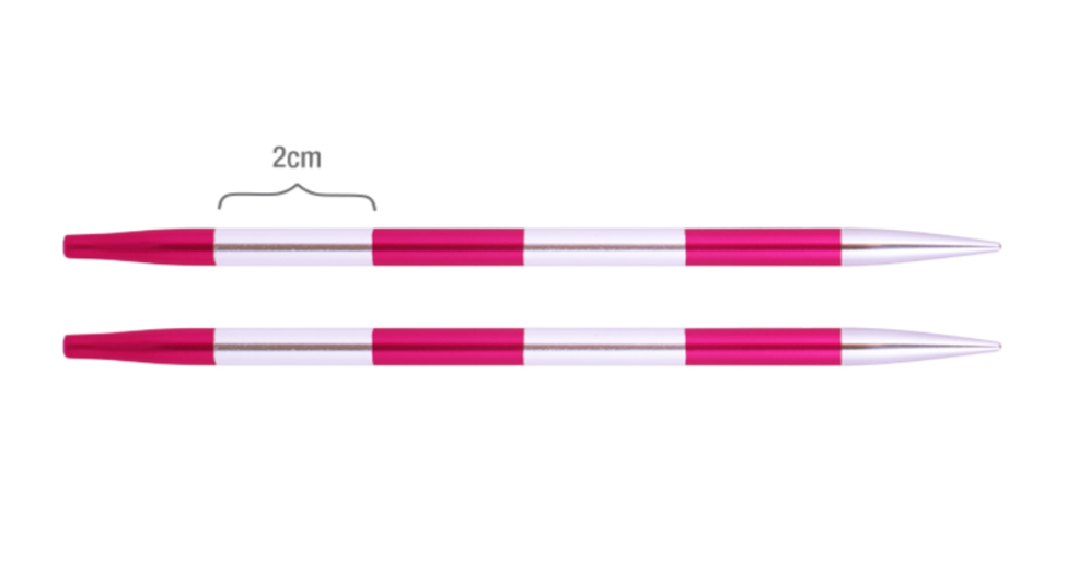 Съемные спицы без лески KnitPro SmartStix, 2 шт, укороченные. 5 мм. Арт.42147