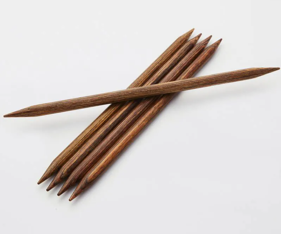 Чулочные деревянные спицы KnitPro Ginger длиной 12,5 см. 2,5 мм. Арт. 31303